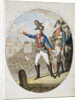 Russian Field Marshal Alexander Suvorov inspecting troops, c1794 by Anonymous