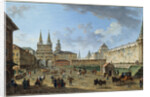 View of the Resurrection Gate on Red Square, Moscow, Russia, c1801 by Fyodor Yakovlevich Alexeev