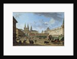 View of the Resurrection Gate on Red Square, Moscow, Russia, c1801 by Fyodor Yakovlevich Alexeev