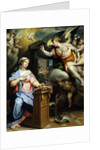 The Annunciation, 1560s by Orazio Samacchini