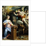 The Annunciation, 1560s by Orazio Samacchini