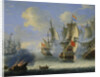 A Sea Battle, late 17th or 18th century. by Adam Silo