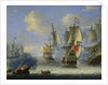 A Sea Battle, late 17th or 18th century. by Adam Silo