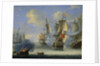 A Sea Battle, late 17th or 18th century. by Adam Silo