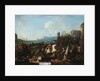 The Siege of La Rochelle in October 1628, early 18th century by Arnold Frans Rubens