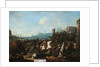 The Siege of La Rochelle in October 1628, early 18th century by Arnold Frans Rubens