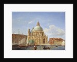 The Santa Maria della Salute Church, 19th century by Victor Adam