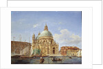 The Santa Maria della Salute Church, 19th century by Victor Adam