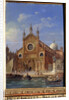 The Santi Giovanni e Paolo (San Zanipolo) Church, 19th century by Victor Adam