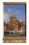 The Santi Giovanni e Paolo (San Zanipolo) Church, 19th century by Victor Adam