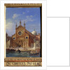 The Santi Giovanni e Paolo (San Zanipolo) Church, 19th century by Victor Adam