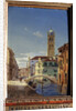 The Church of San Sebastiano, 19th century. by Victor Adam