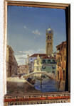 The Church of San Sebastiano, 19th century. by Victor Adam