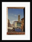 The Church of San Sebastiano, 19th century. by Victor Adam