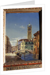 The Church of San Sebastiano, 19th century. by Victor Adam