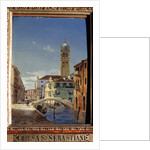 The Church of San Sebastiano, 19th century. by Victor Adam
