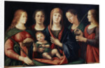 Madonna and Child with Mary Magdalen, Saint Catherine and two Saints, 1504 by Alvise Vivarini