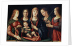 Madonna and Child with Mary Magdalen, Saint Catherine and two Saints, 1504 by Alvise Vivarini