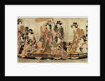 Cherry Blossom Viewing (Hanami), early 19th century(?). by Kitagawa Utamaro II