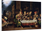 The Parable of the Rich Man and the Beggar Lazarus, 17th century by Frans Francken II
