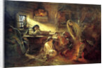 Christmas Eve Fortune Telling, 19th century. by Konstantin Makovsky