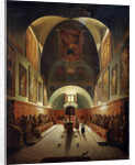 Interior of the Church of Capuchines in Rome, late 18th or 19th century by Francois-Marius Granet