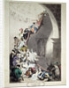 Exhibition Stare Case, 1811. by Thomas Rowlandson