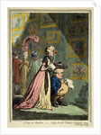 A Peep at Christies, 1796 by James Gillray