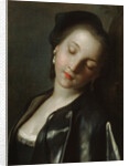 Sleeping Young Woman, mid 18th century by Pietro Rotari