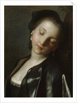 Sleeping Young Woman, mid 18th century by Pietro Rotari