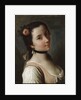 A Girl with a Rose, mid 18th century by Pietro Rotari