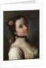 A Girl with a Rose, mid 18th century by Pietro Rotari