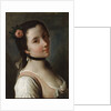 A Girl with a Rose, mid 18th century by Pietro Rotari