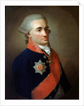 Portrait of the Poet Michail M Kheraskov, late 18th century by K Goekke