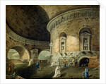 Stage design for a theatre play, early 19th century by Domenico Corsini