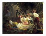 The Fountain of Bahçesaray, 1849. by Karl Briullov
