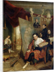 In the Studio of the Painter Wilhelm Golicke, 1832 by Wilhelm Golicke