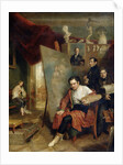 In the Studio of the Painter Wilhelm Golicke, 1832 by Wilhelm Golicke