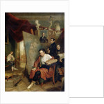 In the Studio of the Painter Wilhelm Golicke, 1832 by Wilhelm Golicke