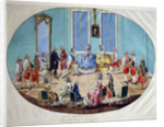 The New Years Celebration in Vienna in 1782, 1783. by Johann Hieronymus Löschenkohl