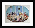 The New Years Celebration in Vienna in 1782, 1783. by Johann Hieronymus Löschenkohl