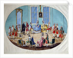 The New Years Celebration in Vienna in 1782, 1783. by Johann Hieronymus Löschenkohl