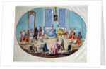 The New Years Celebration in Vienna in 1782, 1783. by Johann Hieronymus Löschenkohl