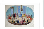 The New Years Celebration in Vienna in 1782, 1783. by Johann Hieronymus Löschenkohl