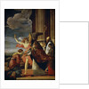 Saint Germanus of Auxerre and Saint Genevieve of Paris, 1630. by Laurent de la Hyre