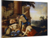Mercury Giving the Child Bacchus to the Nymphs of Nysa, 1638. by Laurent de la Hyre