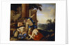 Mercury Giving the Child Bacchus to the Nymphs of Nysa, 1638. by Laurent de la Hyre