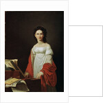 Portrait of the Singer Anna Borunova, 1821. by Nicolas de Courteille