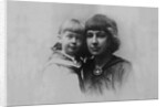 Marina Tsvetaeva with daughter Ariadne, 1916 by Anonymous