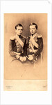 Portrait of Grand Dukes Vladimir Alexandrovich of Russia and Alexander Alexandrovitch of Russia, 1850s by Anonymous